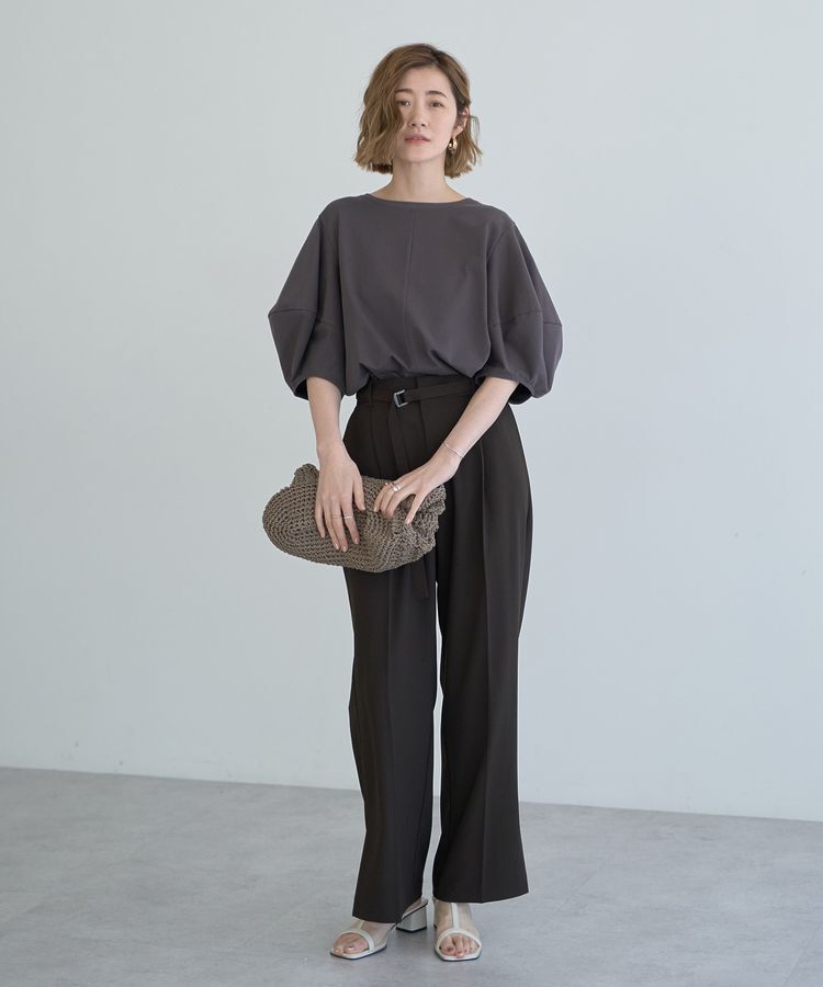 YECCA VECCA「バルーンスリーブプルオーバー」|Tシャツ・カットソー|