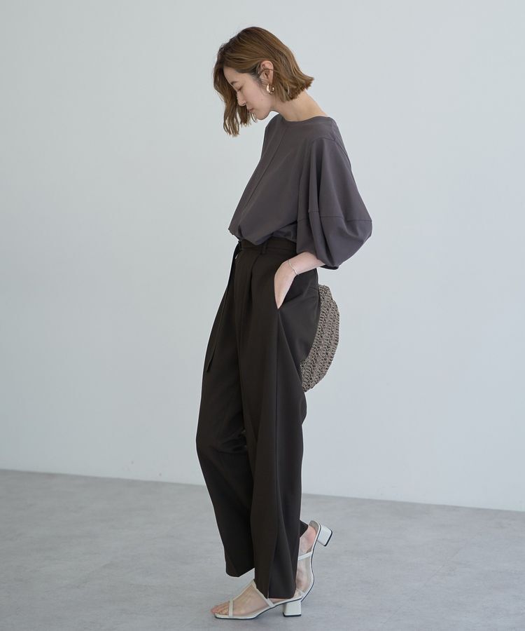 YECCA VECCA「バルーンスリーブプルオーバー」|Tシャツ・カットソー|