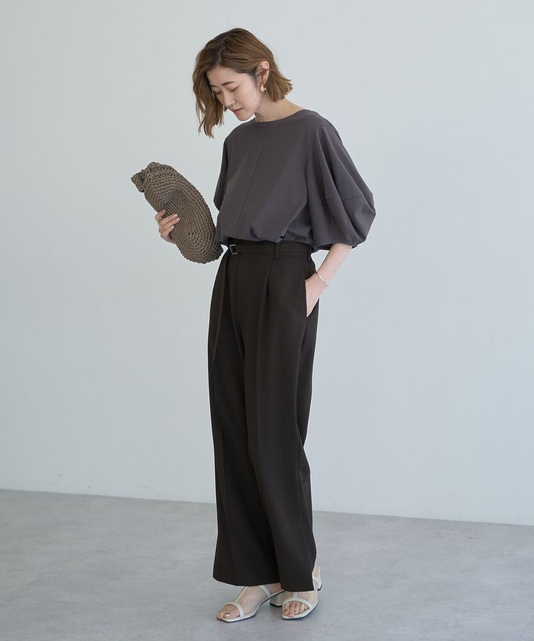 YECCA VECCA「バルーンスリーブプルオーバー」|Tシャツ・カットソー|