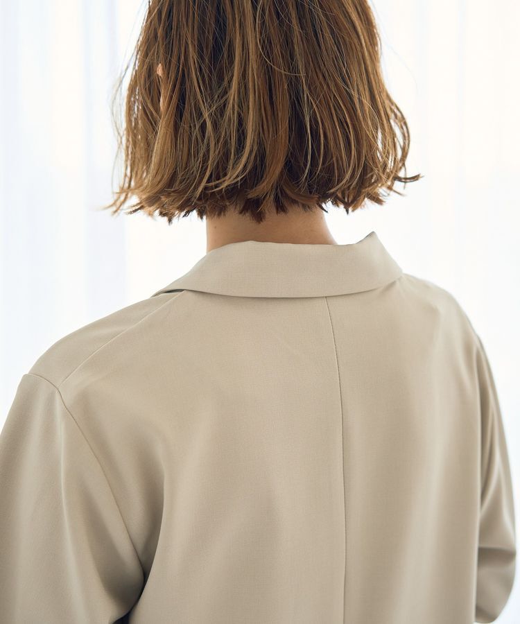 YECCA VECCA「ハーフスリーブジャケット」|テーラードジャケット|