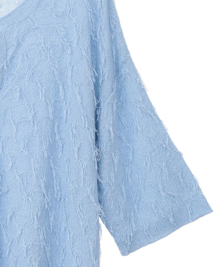 YECCA VECCA「2wayリボンフリンジニットカーディガン」|カーディガン|