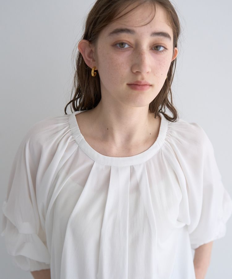 YECCA VECCA「ホイップスリーブブラウス」|シャツ・ブラウス|