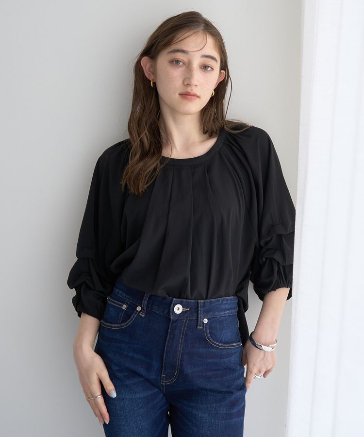 YECCA VECCA「ホイップスリーブブラウス」|シャツ・ブラウス|