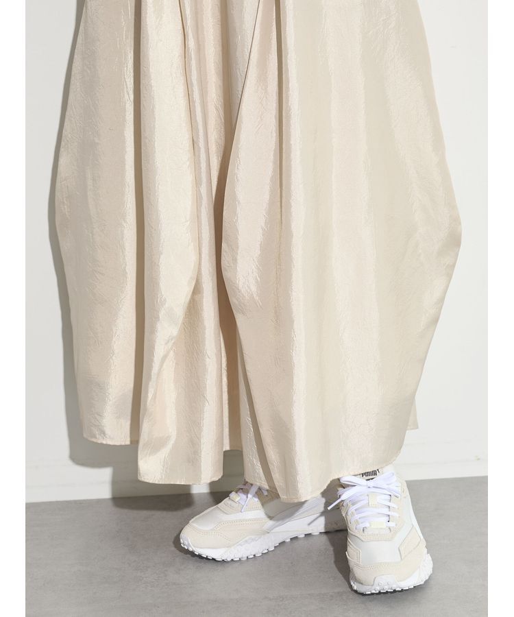 GARAGE OF GOOD CLOTHING「シャンブレーボリュームロングスカート」|スカート|