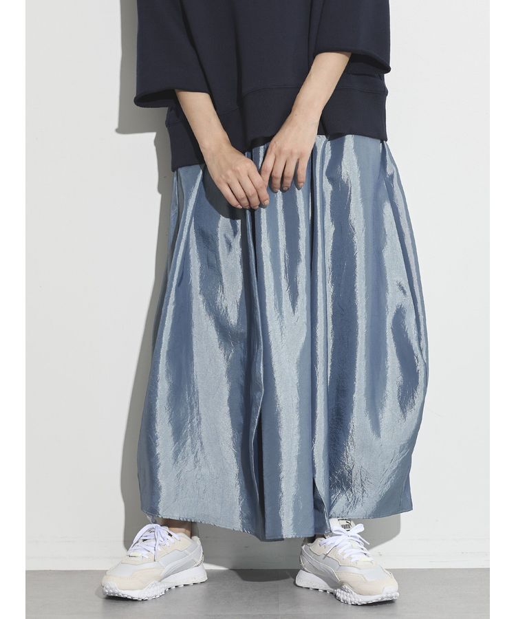 GARAGE OF GOOD CLOTHING「シャンブレーボリュームロングスカート」|スカート|