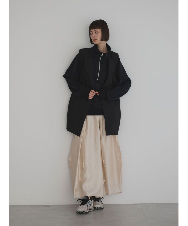 GARAGE OF GOOD CLOTHING「シャンブレーボリュームロングスカート」|スカート|