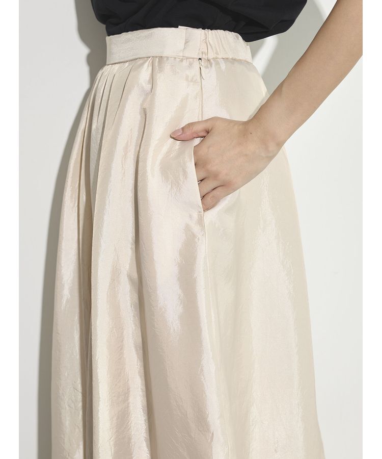 GARAGE OF GOOD CLOTHING「シャンブレーボリュームロングスカート」|スカート|