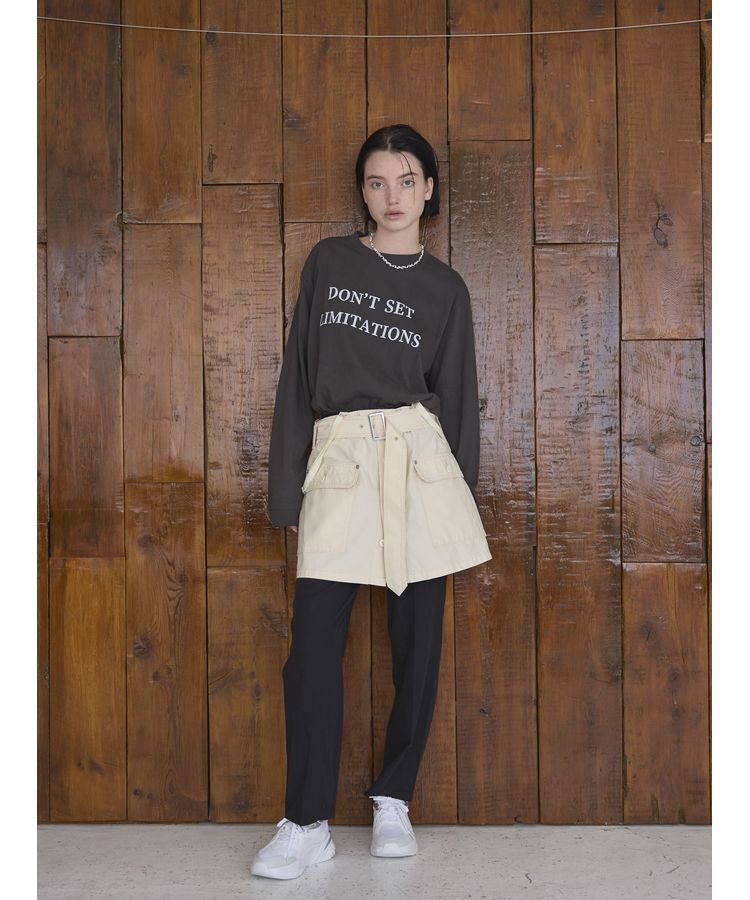 GARAGE OF GOOD CLOTHING「シンプルフロントプリントロンT」|Tシャツ・カットソー|