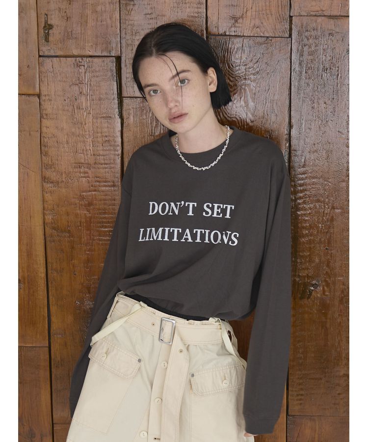 GARAGE OF GOOD CLOTHING「シンプルフロントプリントロンT」|Tシャツ・カットソー|