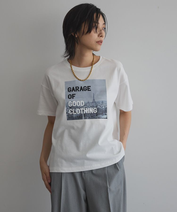 GARAGE OF GOOD CLOTHING「転写プリント半袖Tシャツ」|Tシャツ・カットソー|