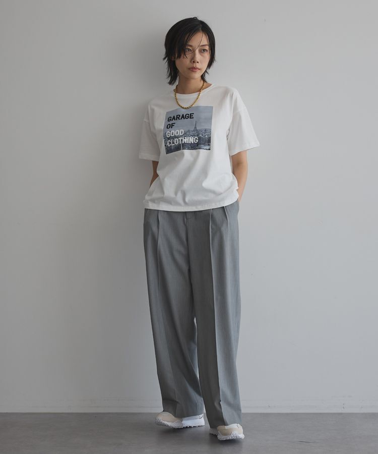 GARAGE OF GOOD CLOTHING「転写プリント半袖Tシャツ」|Tシャツ・カットソー|
