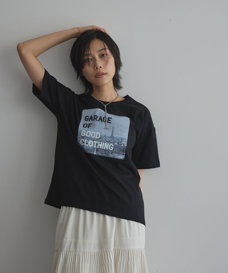 GARAGE OF GOOD CLOTHING「転写プリント半袖Tシャツ」|Tシャツ・カットソー|