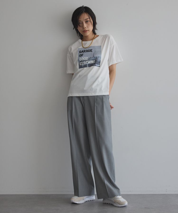 GARAGE OF GOOD CLOTHING「転写プリント半袖Tシャツ」|Tシャツ・カットソー|