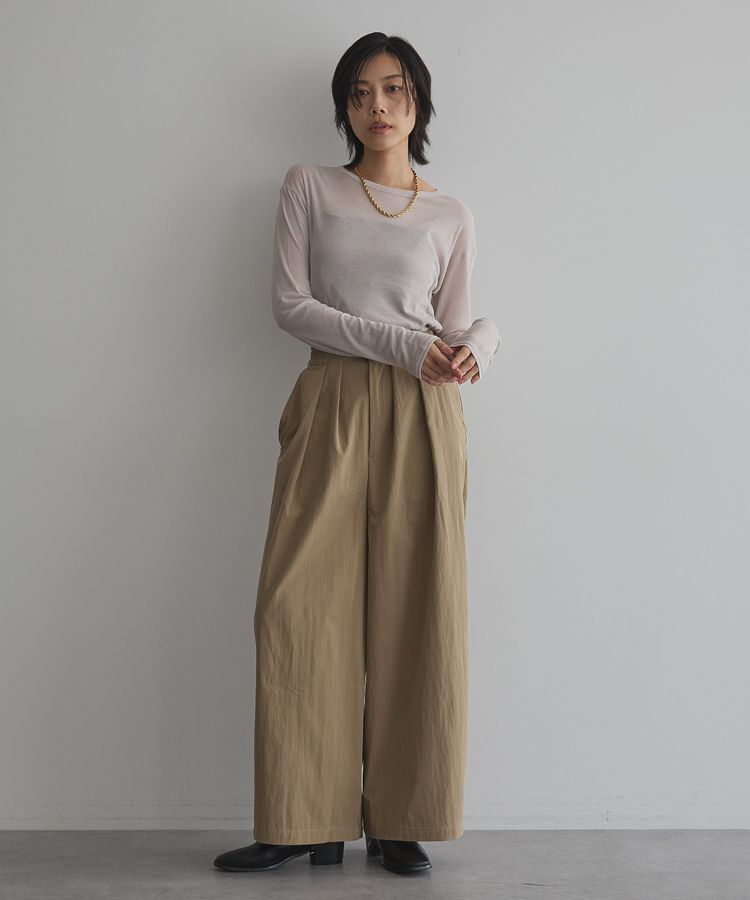 GARAGE OF GOOD CLOTHING「【lelill&times;GOGC】ワイドチノパンツ」|その他|