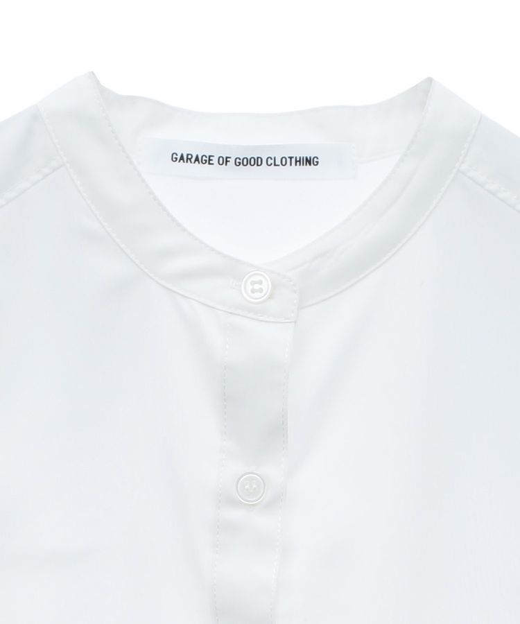 GARAGE OF GOOD CLOTHING「無地バンドカラーベーシックシャツ」|シャツ・ブラウス|