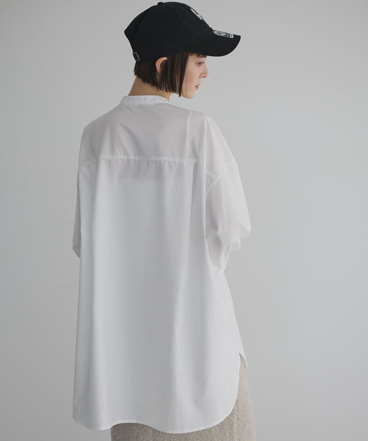 GARAGE OF GOOD CLOTHING「無地バンドカラーベーシックシャツ」|シャツ・ブラウス|