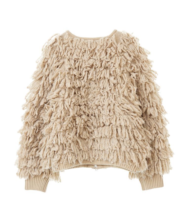 GARAGE OF GOOD CLOTHING「【TORRAZZO DONNA】フリンジニットブルゾン」|ブルゾン・スタジャン|