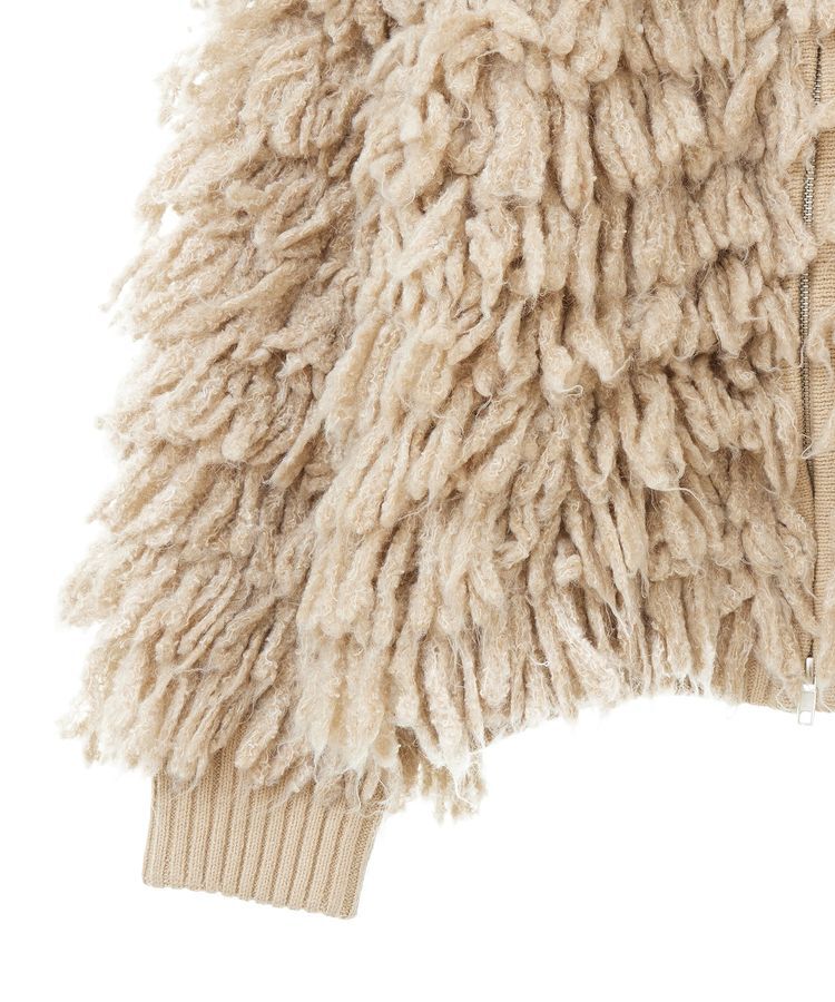 GARAGE OF GOOD CLOTHING「【TORRAZZO DONNA】フリンジニットブルゾン」|ブルゾン・スタジャン|