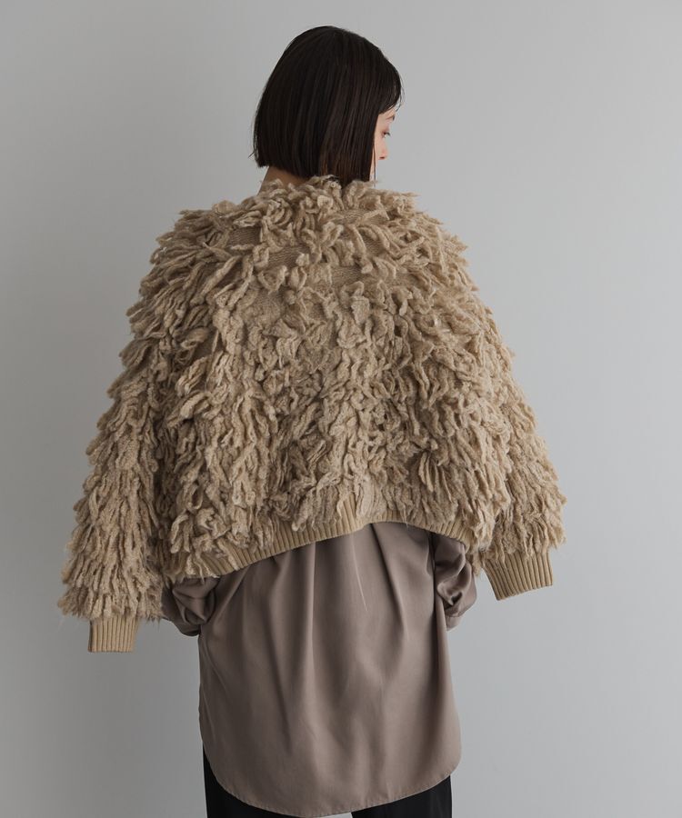 GARAGE OF GOOD CLOTHING「【TORRAZZO DONNA】フリンジニットブルゾン」|ブルゾン・スタジャン|