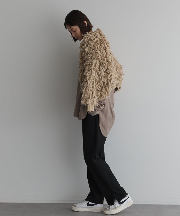 GARAGE OF GOOD CLOTHING「【TORRAZZO DONNA】フリンジニットブルゾン」|ブルゾン・スタジャン|