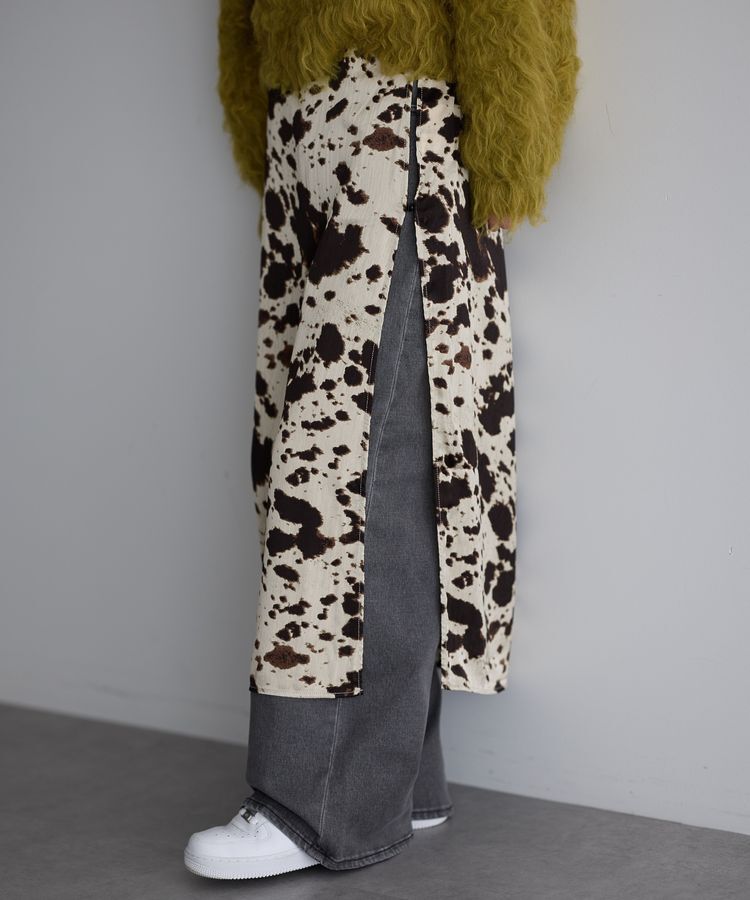 GARAGE OF GOOD CLOTHING「2WAYプリント巻きスカート」|スカート|