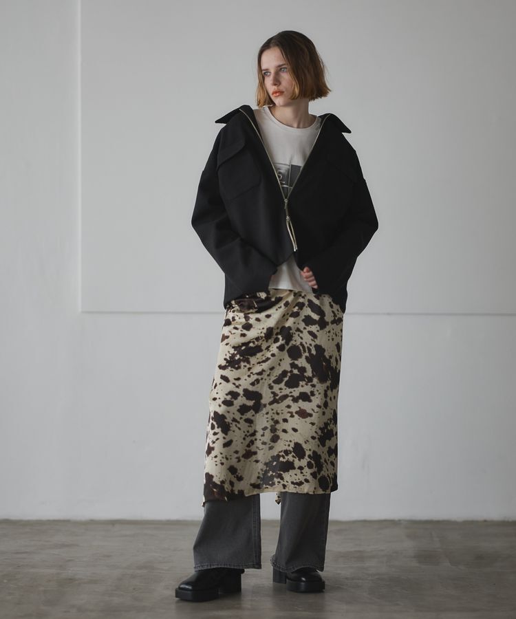 GARAGE OF GOOD CLOTHING「2WAYプリント巻きスカート」|スカート|