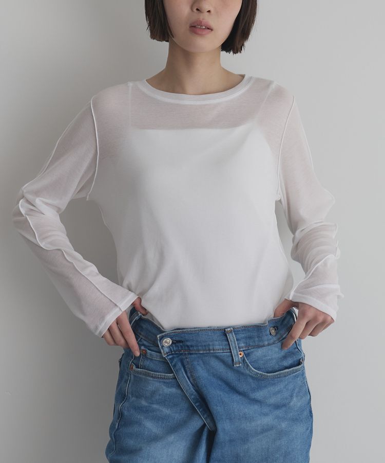 GARAGE OF GOOD CLOTHING「【日本製】無地シアークルーネックプルオーバー」|Tシャツ・カットソー|