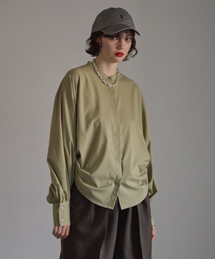 GARAGE OF GOOD CLOTHING「無地ドルマンボリュームスリーブブラウス」|シャツ・ブラウス|