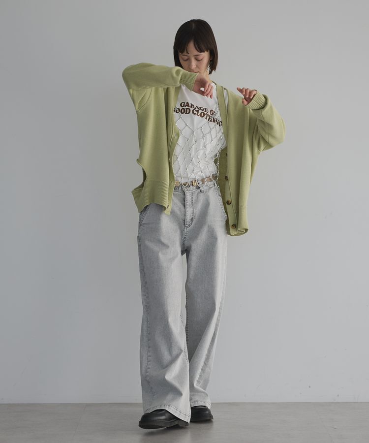 GARAGE OF GOOD CLOTHING「カットアウトニットカーディガン」|カーディガン|