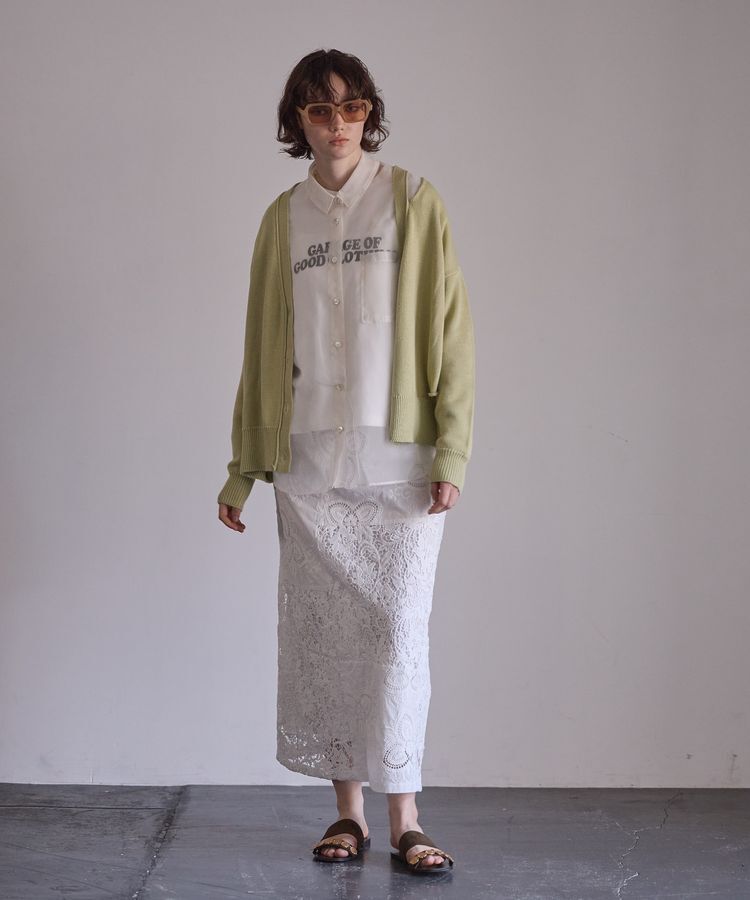 GARAGE OF GOOD CLOTHING「カットアウトニットカーディガン」|カーディガン|