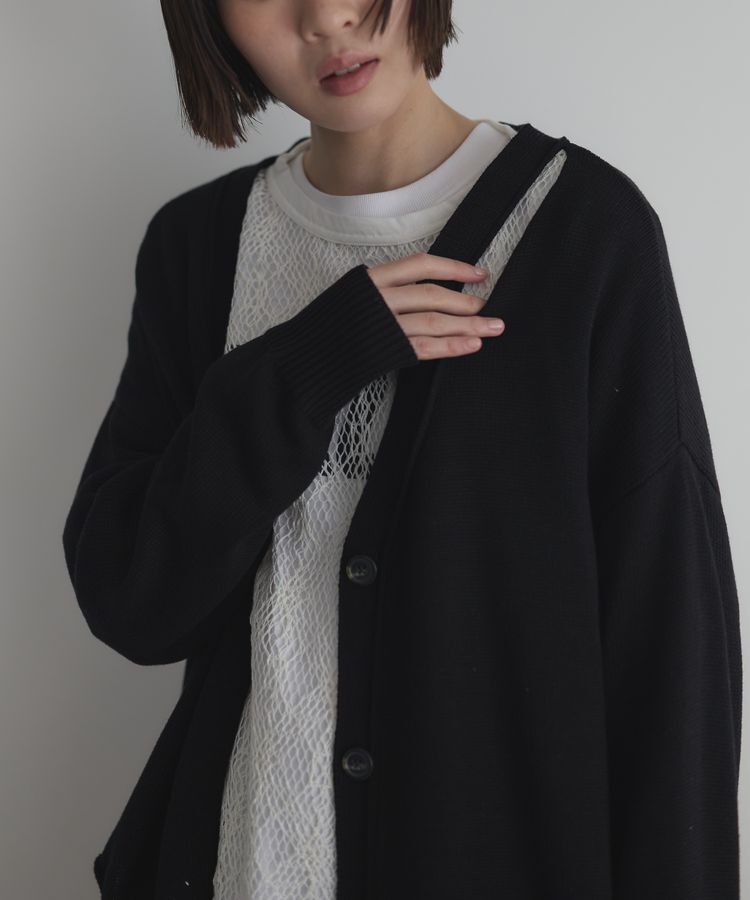GARAGE OF GOOD CLOTHING「カットアウトニットカーディガン」|カーディガン|