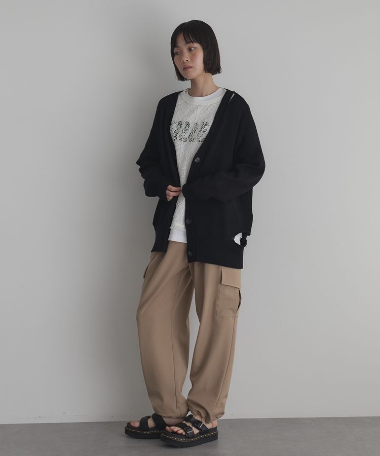 GARAGE OF GOOD CLOTHING「カットアウトニットカーディガン」|カーディガン|