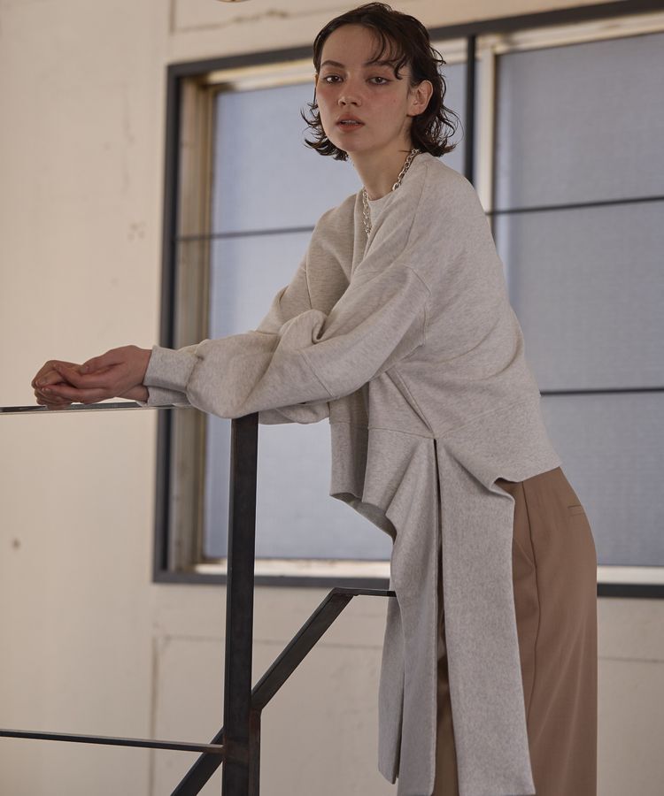 GARAGE OF GOOD CLOTHING「【日本製】ロングリブプルオーバー」|Tシャツ・カットソー|Oatmeal