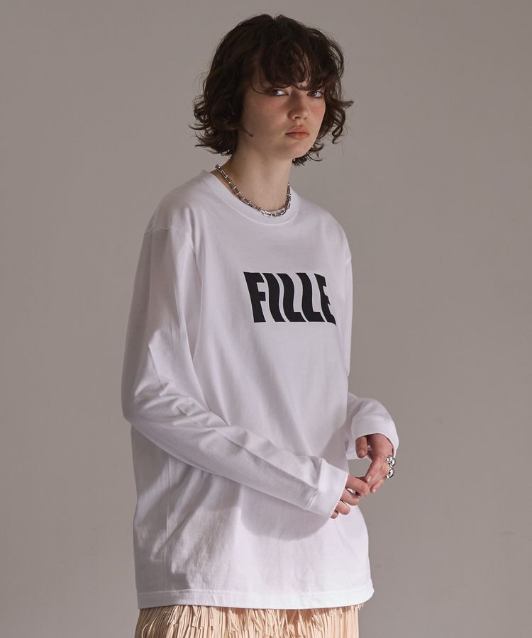 GARAGE OF GOOD CLOTHING「FILLE ロゴプルオーバー」|Tシャツ・カットソー|White