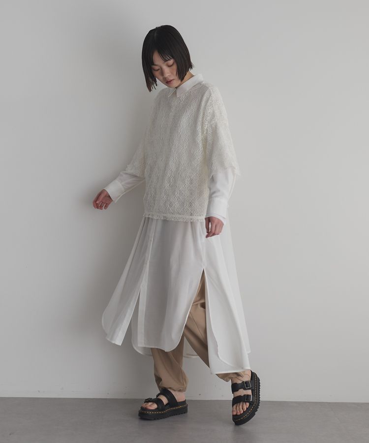 GARAGE OF GOOD CLOTHING「シアーシャツワンピース」|ワンピース|