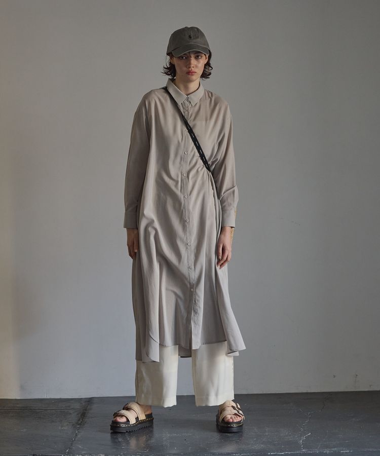 GARAGE OF GOOD CLOTHING「シアーシャツワンピース」|ワンピース|