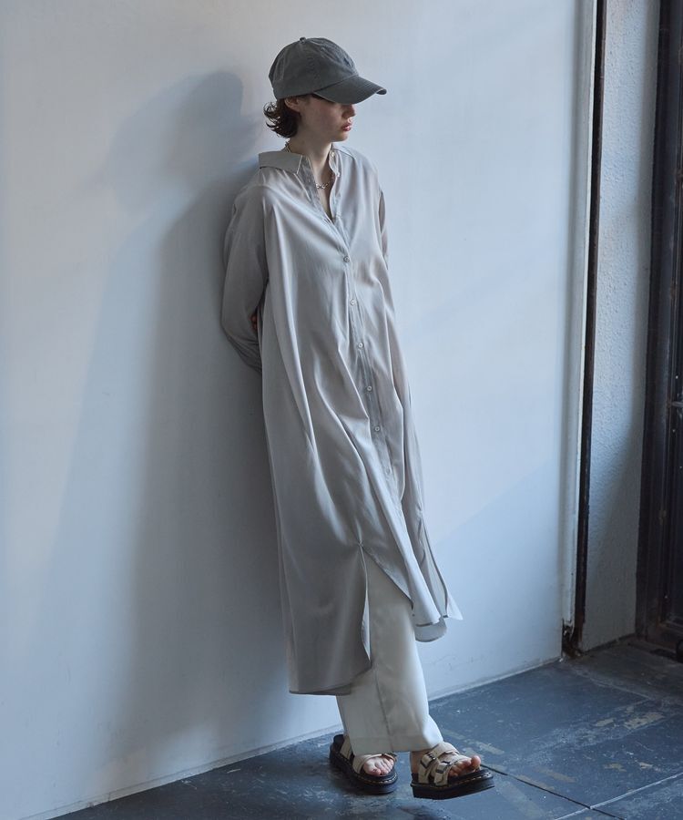 GARAGE OF GOOD CLOTHING「シアーシャツワンピース」|ワンピース|