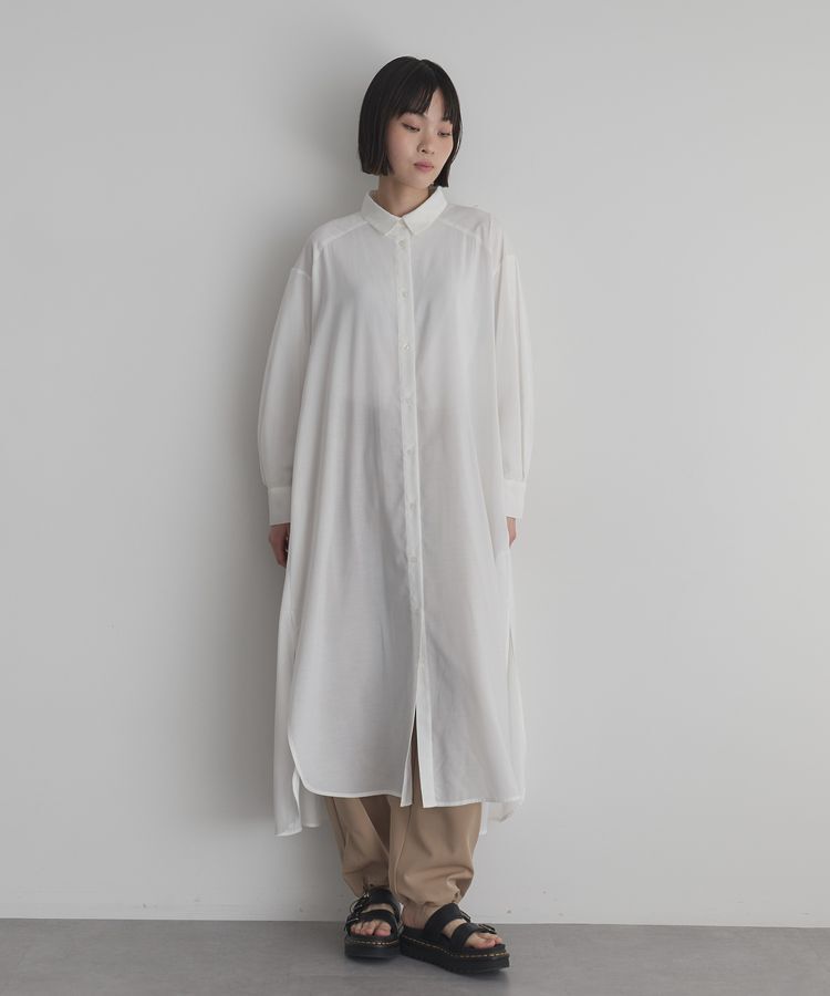 GARAGE OF GOOD CLOTHING「シアーシャツワンピース」|ワンピース|