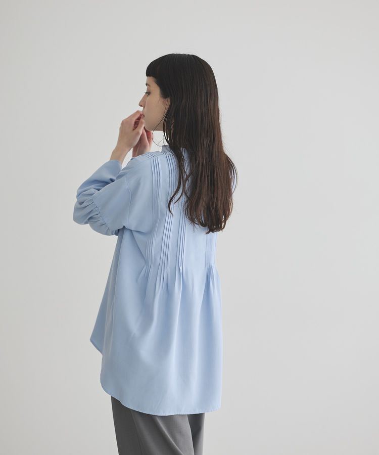 GARAGE OF GOOD CLOTHING「ピンタックボリューム袖フレアーブラウス」|シャツ・ブラウス|