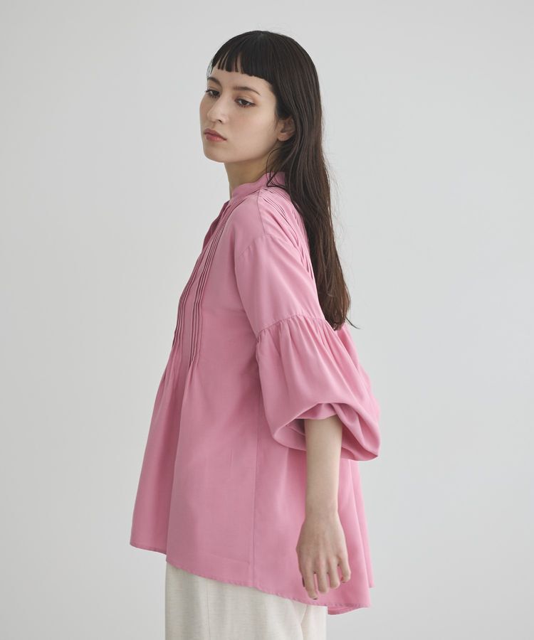 GARAGE OF GOOD CLOTHING「ピンタックボリューム袖フレアーブラウス」|シャツ・ブラウス|