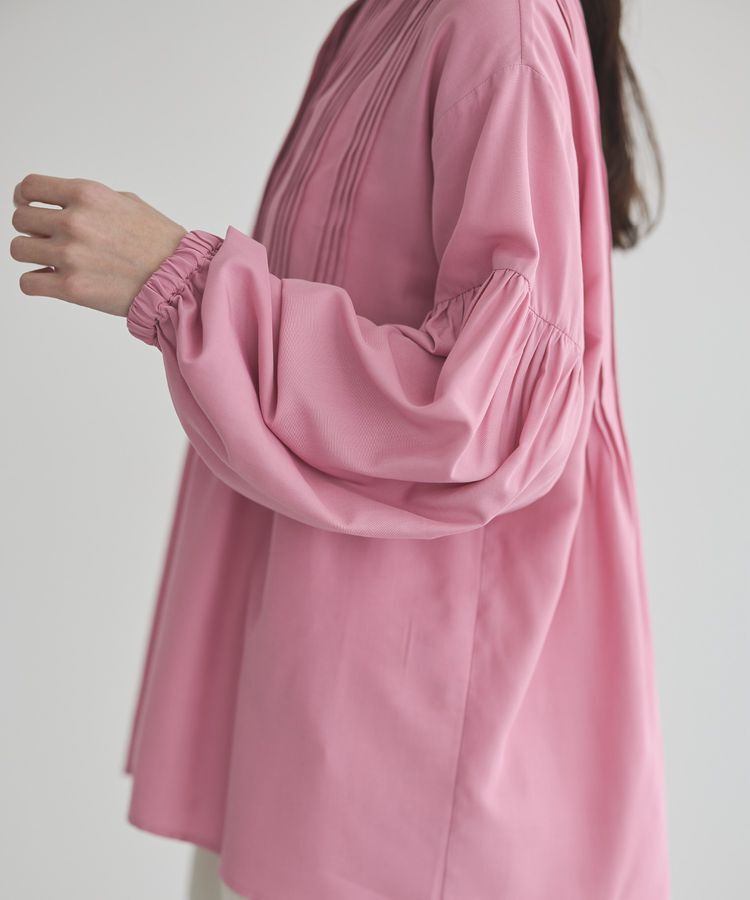 GARAGE OF GOOD CLOTHING「ピンタックボリューム袖フレアーブラウス」|シャツ・ブラウス|