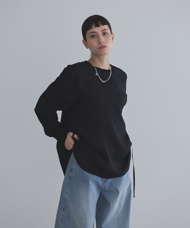 GARAGE OF GOOD CLOTHING「サイドドロストＴブラウス」|シャツ・ブラウス|
