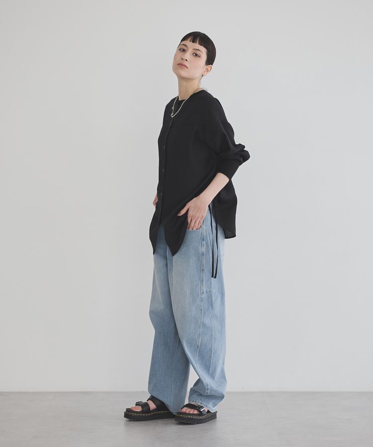 GARAGE OF GOOD CLOTHING「サイドドロストＴブラウス」|シャツ・ブラウス|