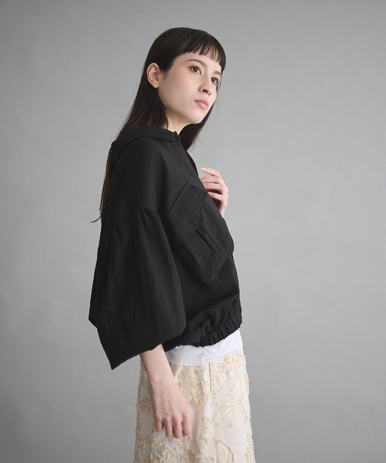 GARAGE OF GOOD CLOTHING「フラップポケット付きギャザーブルゾン」|ブルゾン・スタジャン|