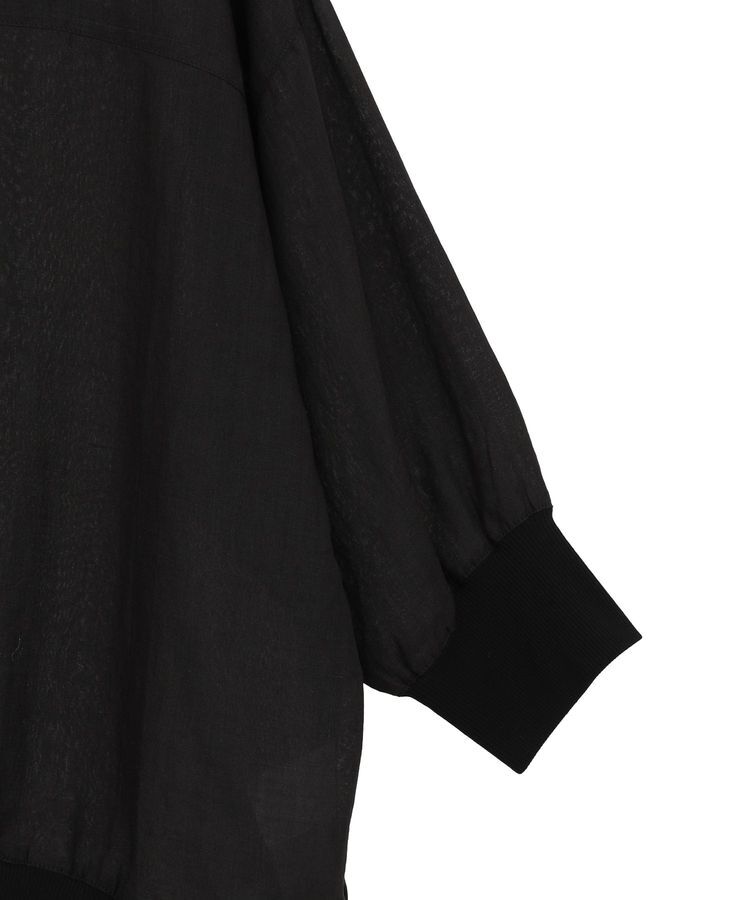 GARAGE OF GOOD CLOTHING「リブ切り替えリネンプルオーバー」|シャツ・ブラウス|