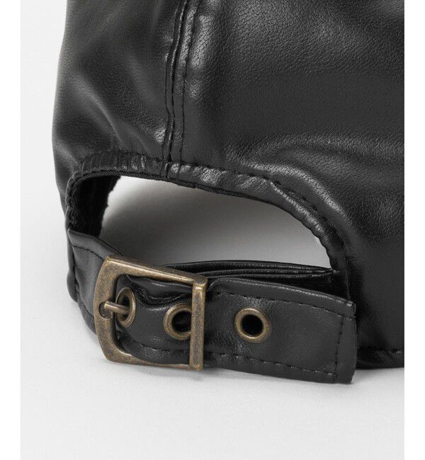 allureville「【GRILLO(グリーロ)】 ECO LEATHER CAP」|キャップ・キャスケット|