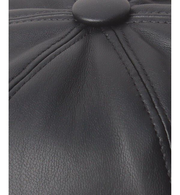 allureville「【GRILLO(グリーロ)】 ECO LEATHER CAP」|キャップ・キャスケット|