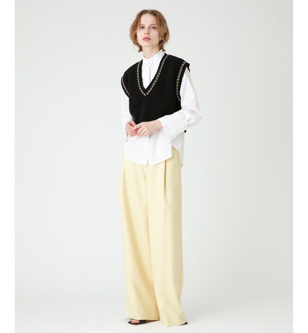 LOULOU WILLOUGHBY「【LOULOU WILLOUGHBY】チェーントリムミニベスト」|ベスト・ジレ|