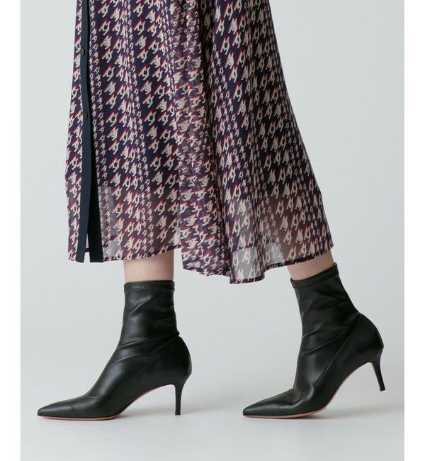 allureville「【FABIO RUSCONI per allureville】ストレッチショートブーツ」|ロングブーツ|