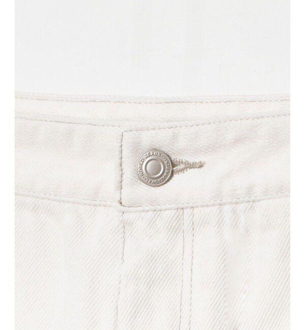 allureville「デニムフリンジヘムオーバルパンツ」|デニム|